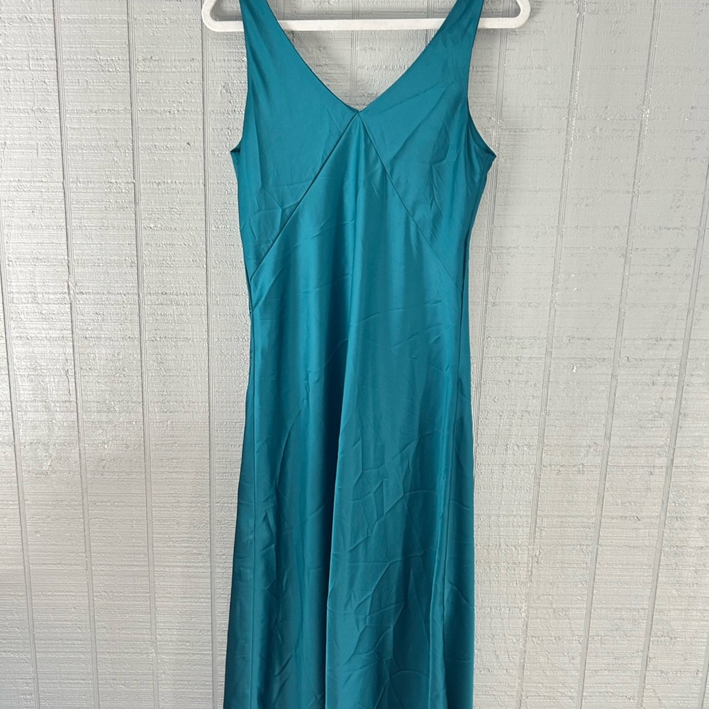 Joie Strapless Teal Dress
